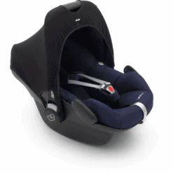 DOOKY Sonnenverdeck Für Babyschalen Black Uni