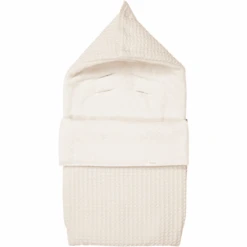 Koeka Fußsack 0+ 3 Punkte Plüsch Oslo Naturel/kiesel