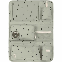 LÄSSIG Car Wrap-to-Go Happy Prints Light Olive