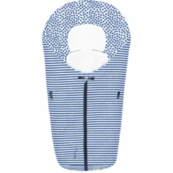 Odenwälder Fußsäckchen Coolmax, Stripes Light Denim